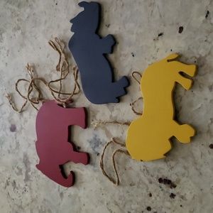 Pottery barn 3 pc animals